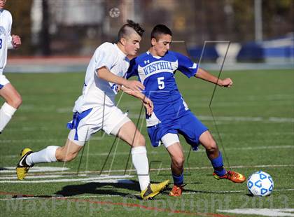 Thumbnail 1 in Westhill vs. Livonia (NYSPHSAA Class B Semifinal) photogallery.