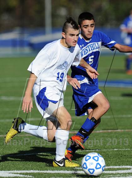 Thumbnail 3 in Westhill vs. Livonia (NYSPHSAA Class B Semifinal) photogallery.
