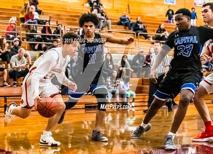 Thumbnail 2 in Harvard-Westlake vs. Capital Christian (Torrey Pines Holiday Classic) photogallery.