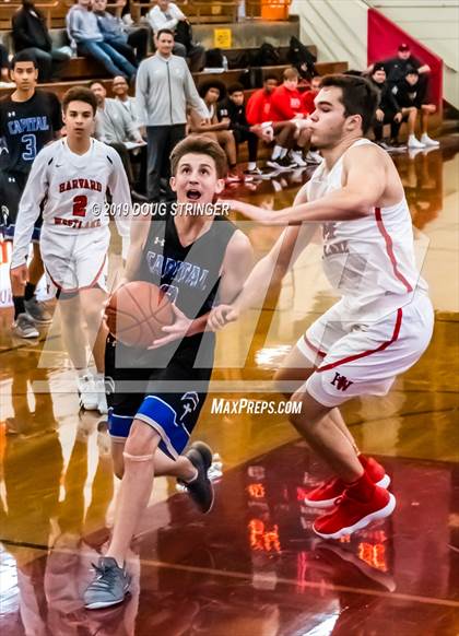 Thumbnail 2 in Harvard-Westlake vs. Capital Christian (Torrey Pines Holiday Classic) photogallery.