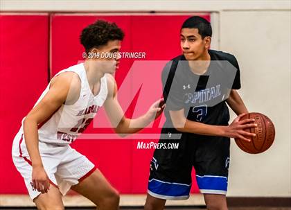 Thumbnail 2 in Harvard-Westlake vs. Capital Christian (Torrey Pines Holiday Classic) photogallery.