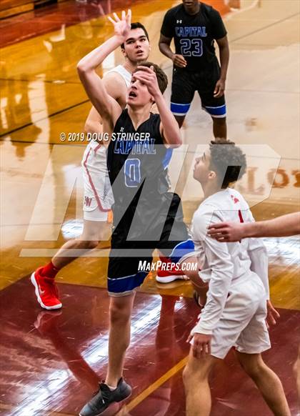 Thumbnail 3 in Harvard-Westlake vs. Capital Christian (Torrey Pines Holiday Classic) photogallery.