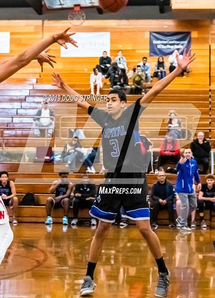 Thumbnail 1 in Harvard-Westlake vs. Capital Christian (Torrey Pines Holiday Classic) photogallery.