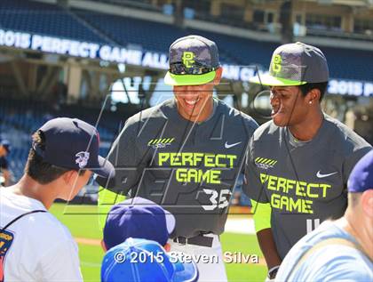 Thumbnail 2 in Perfect Game All-American Classic (East vs. West) photogallery.