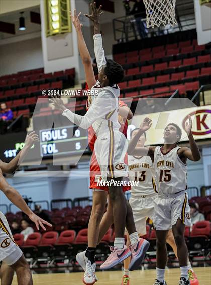 Thumbnail 2 in Christ the King vs James Monroe (Public vs Catholic Hoops Showdown) photogallery.