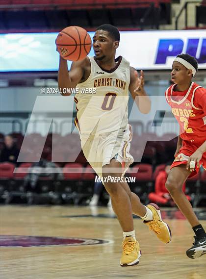 Thumbnail 1 in Christ the King vs James Monroe (Public vs Catholic Hoops Showdown) photogallery.