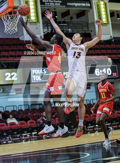 Thumbnail 2 in Christ the King vs James Monroe (Public vs Catholic Hoops Showdown) photogallery.