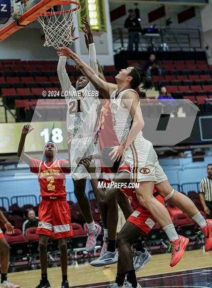 Thumbnail 3 in Christ the King vs James Monroe (Public vs Catholic Hoops Showdown) photogallery.