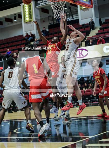 Thumbnail 2 in Christ the King vs James Monroe (Public vs Catholic Hoops Showdown) photogallery.