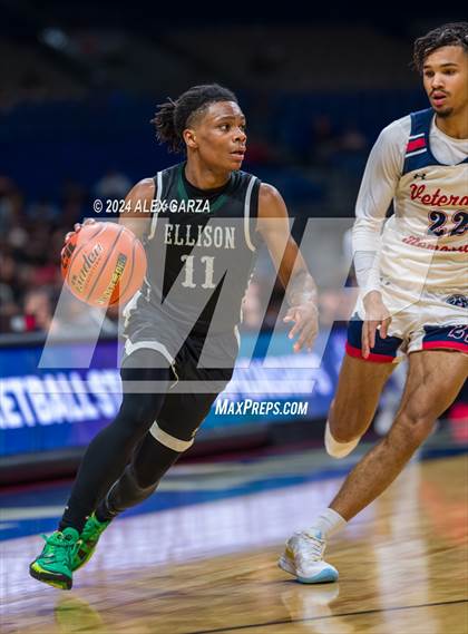 Thumbnail 3 in Veterans Memorial vs Ellison (UIL 5A Basketball Semifinal) photogallery.