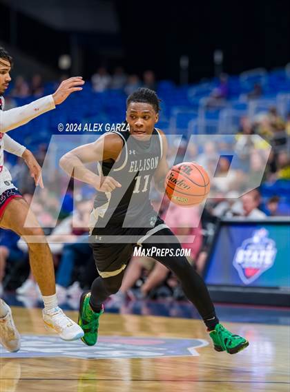 Thumbnail 3 in Veterans Memorial vs Ellison (UIL 5A Basketball Semifinal) photogallery.
