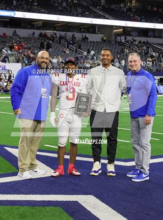 West Orange-Stark vs. Carthage (UIL 4A D2 Football Final Medal Ceremony)