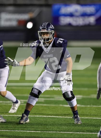 Thumbnail 2 in Little Rock Christian Academy vs. Greenwood (AAA 6A Final) photogallery.