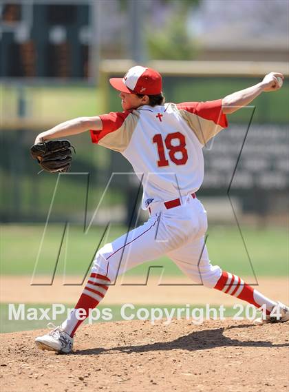 Thumbnail 3 in Tustin @ Orange Lutheran (Game 1) photogallery.