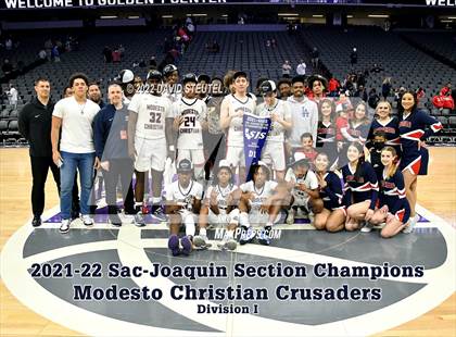 Thumbnail 3 in Modesto Christian vs. Sheldon (CIF SJS D1 Final) photogallery.