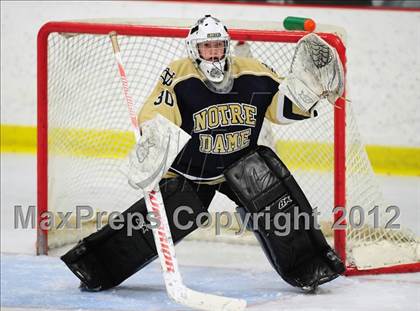 Thumbnail 2 in Notre Dame-Fairfield vs. North Haven (CIAC Division I  Qualifying Round) photogallery.