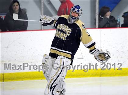 Thumbnail 2 in Notre Dame-Fairfield vs. North Haven (CIAC Division I  Qualifying Round) photogallery.