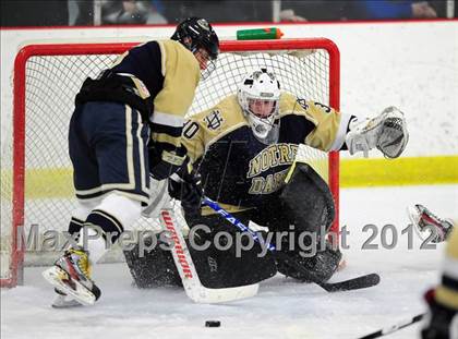 Thumbnail 2 in Notre Dame-Fairfield vs. North Haven (CIAC Division I  Qualifying Round) photogallery.