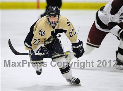 Thumbnail 3 in Notre Dame-Fairfield vs. North Haven (CIAC Division I  Qualifying Round) photogallery.