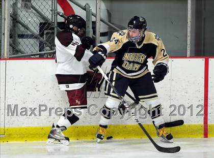 Thumbnail 1 in Notre Dame-Fairfield vs. North Haven (CIAC Division I  Qualifying Round) photogallery.