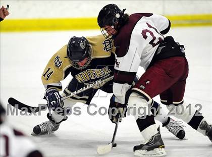 Thumbnail 1 in Notre Dame-Fairfield vs. North Haven (CIAC Division I  Qualifying Round) photogallery.