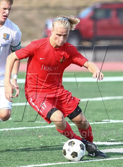 Thumbnail 2 in Rockhurst vs. Jesuit (Gateway City Soccer Classic) photogallery.