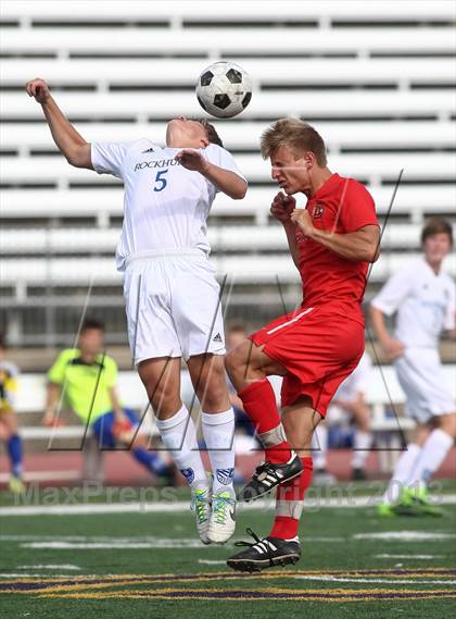 Thumbnail 2 in Rockhurst vs. Jesuit (Gateway City Soccer Classic) photogallery.