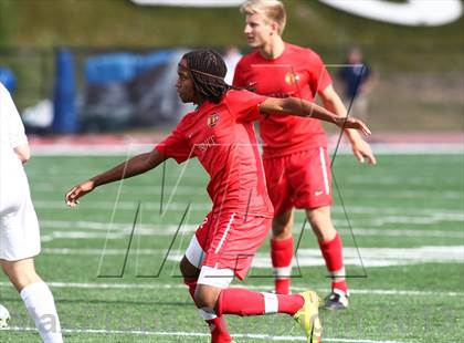 Thumbnail 3 in Rockhurst vs. Jesuit (Gateway City Soccer Classic) photogallery.