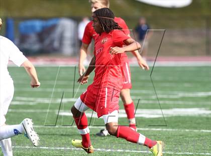 Thumbnail 2 in Rockhurst vs. Jesuit (Gateway City Soccer Classic) photogallery.