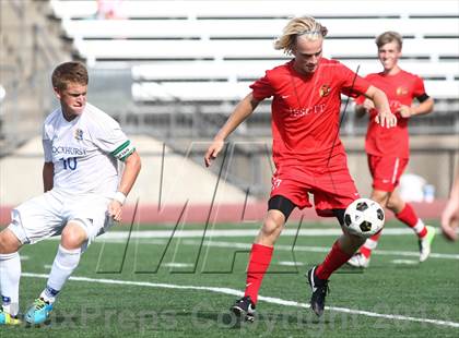 Thumbnail 1 in Rockhurst vs. Jesuit (Gateway City Soccer Classic) photogallery.