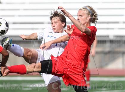 Thumbnail 2 in Rockhurst vs. Jesuit (Gateway City Soccer Classic) photogallery.