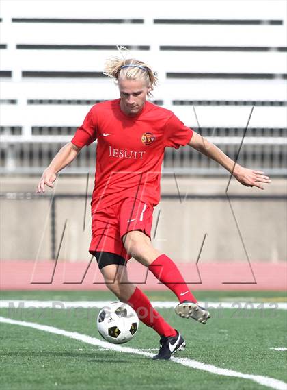Thumbnail 2 in Rockhurst vs. Jesuit (Gateway City Soccer Classic) photogallery.
