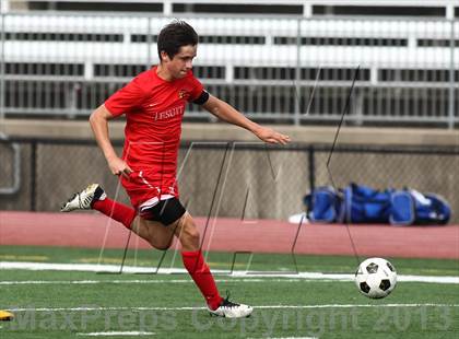 Thumbnail 2 in Rockhurst vs. Jesuit (Gateway City Soccer Classic) photogallery.