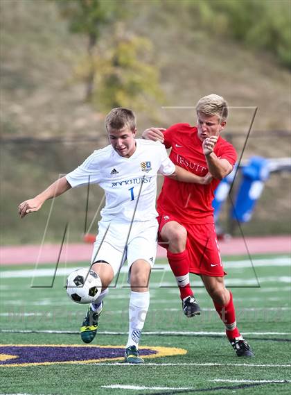 Thumbnail 2 in Rockhurst vs. Jesuit (Gateway City Soccer Classic) photogallery.