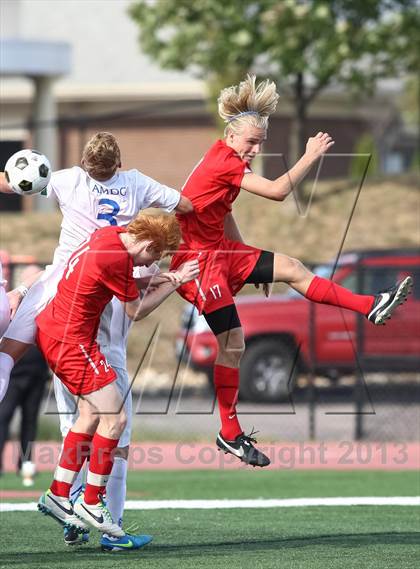 Thumbnail 1 in Rockhurst vs. Jesuit (Gateway City Soccer Classic) photogallery.