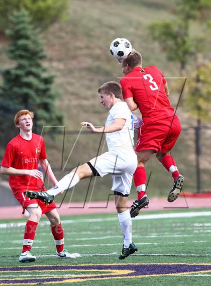 Thumbnail 2 in Rockhurst vs. Jesuit (Gateway City Soccer Classic) photogallery.