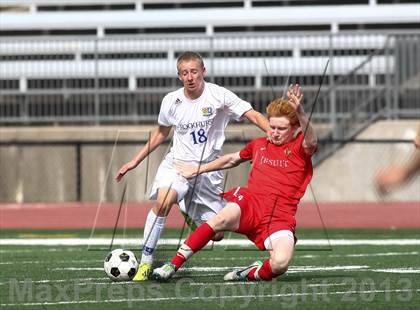 Thumbnail 2 in Rockhurst vs. Jesuit (Gateway City Soccer Classic) photogallery.