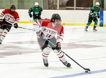 Thumbnail 2 in Rivers vs. Hebron Academy (Exeter Invitational) photogallery.