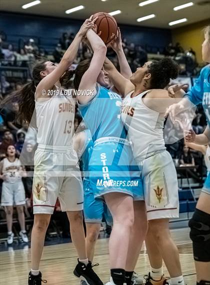 Thumbnail 1 in Espanola Valley vs. Cleveland (Capital City Tournament) photogallery.