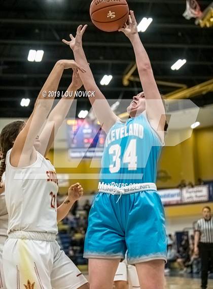 Thumbnail 1 in Espanola Valley vs. Cleveland (Capital City Tournament) photogallery.