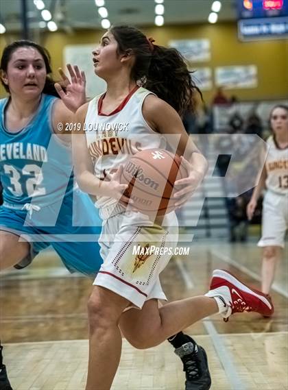 Thumbnail 1 in Espanola Valley vs. Cleveland (Capital City Tournament) photogallery.