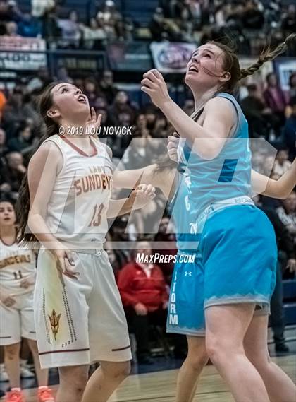 Thumbnail 3 in Espanola Valley vs. Cleveland (Capital City Tournament) photogallery.