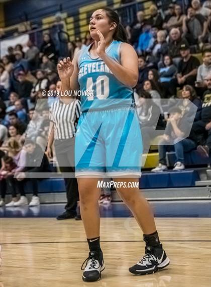 Thumbnail 2 in Espanola Valley vs. Cleveland (Capital City Tournament) photogallery.