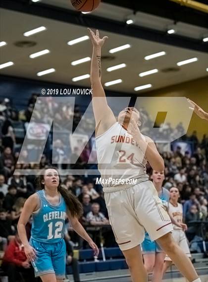 Thumbnail 1 in Espanola Valley vs. Cleveland (Capital City Tournament) photogallery.
