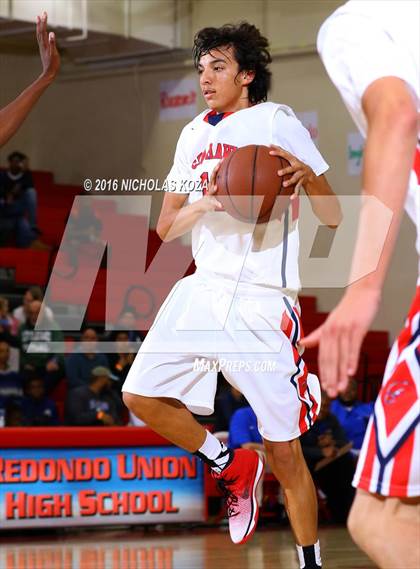 Thumbnail 3 in Redondo Union vs. Gahr (Pacific Shores Tournament) photogallery.