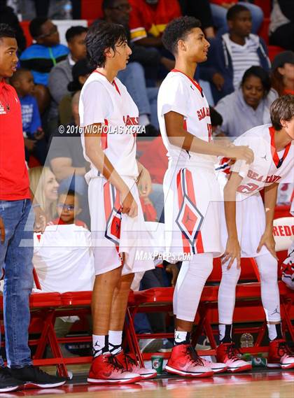 Thumbnail 3 in Redondo Union vs. Gahr (Pacific Shores Tournament) photogallery.