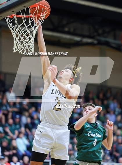 Thumbnail 1 in Kaufman vs. Canton (UIL 4A Region II BB Regional Quarterfinal Playoff) photogallery.