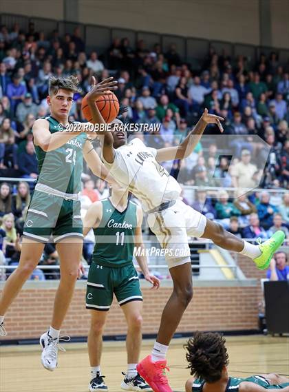 Thumbnail 2 in Kaufman vs. Canton (UIL 4A Region II BB Regional Quarterfinal Playoff) photogallery.