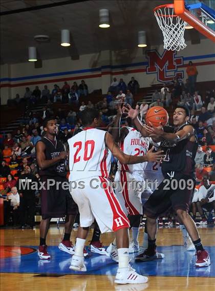 Thumbnail 2 in Holmes vs. Bowman Academy (Marshall County Hoopfest) photogallery.