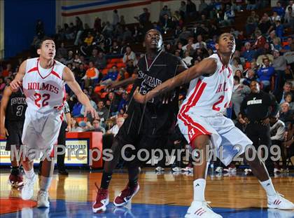 Thumbnail 1 in Holmes vs. Bowman Academy (Marshall County Hoopfest) photogallery.